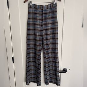 Free People Plaid Pants